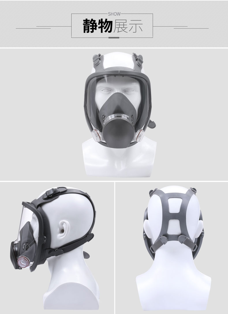 Máscara completa Respirador purificador de aire sin motor PPE-MB